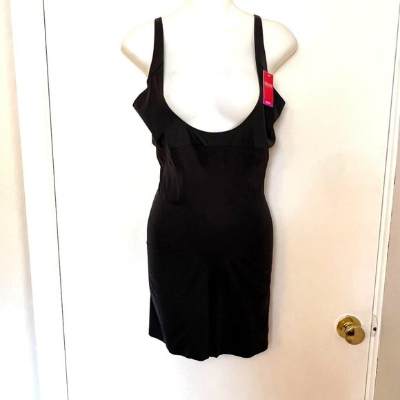 NWT SPANX OPEN BUST MID-THIGH SHAPER BODY SUIT PLUS SIZE 3X - Picture 2 of 16